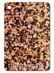 Irregular Black Bottom Large Glitter Acrylic Sheet 3-15mm 4 × 8 Single Side