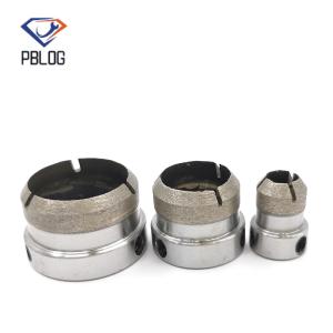 Wholesale Factory wholesale Sintered Glass ceramic slate drill Diamond raw material drill bit from china suppliers