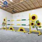 High Safety Solid PVC Horse Jumps Equipment For Professional Equestrians