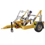 Power Construction Diesel Engine Cable Drum Trailer ISO9001 Certificated