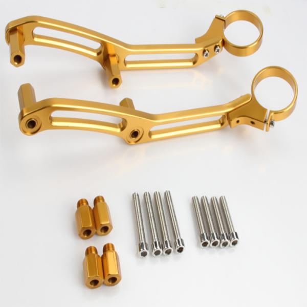 Aluminum Alloy Motorcycle Shock Absorber Mounting Bracket – Available in Gold,