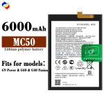 Black MC50 Mobile Phone Battery For Motorola Moto G9 Power Batteries