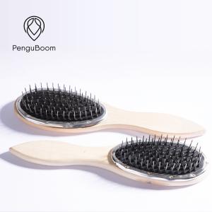 Wholesale Wood Handle Detangle Hair Brush Human Hair Wig Brush Anti Static from china suppliers