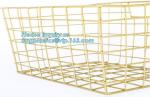 metal wire storage basket with tray in whole sale lowest MOQ sale even just buy