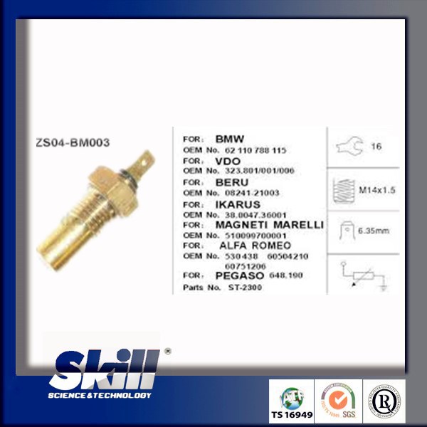 OEM Water Temp Sensor For Car And Motorcycle 22Nm Maximum Torque 3 Years Warranty