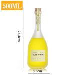 750ml Glass Bottle for Clear Whisky 5cl Vodka Glass Wine Bottle 500ml Alcohol
