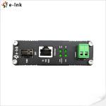 Industrial Hardened 10/100/1000Base-T to 1000Base-X SFP PoE Media Converter with