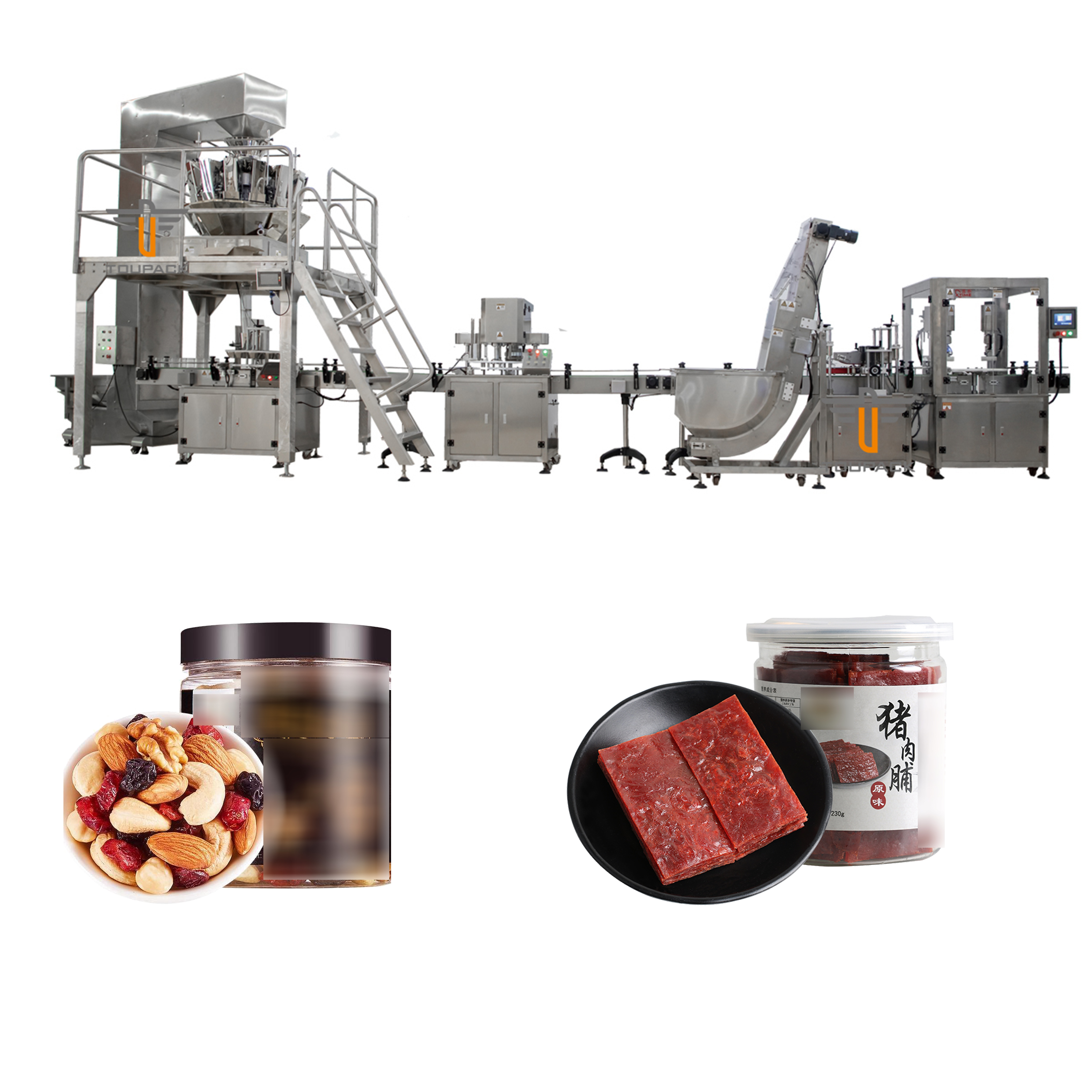 Wholesale OEM Automatic Multihead Weigher Filling System Solid Granule Packaging Machine from china suppliers