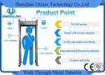 Muitl Zones Door Frame Metal Detector , 4 hours backup battery Walk Through Gate