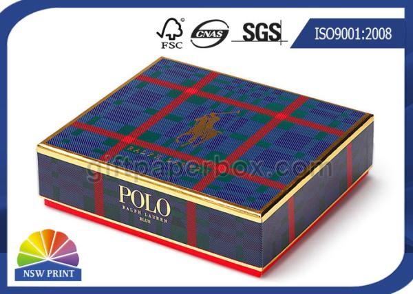Luxury Design Two Pieces Paper Gift Boxes Detachable Lid Cardboard Rigid Gift