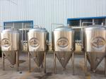 Stainless Steel 500L Craft Mini Brewery Equipment With 2 Refrigeration Machine