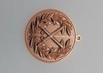 Gold Plating Iron Basketball Medals , Military Air Force Medals Brass Stamped