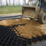 50mm - 300mm Height Geocell For Slope Protection, HDPE Geocell For Driveway