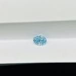 VVS1-VS2 Blue Oval Loose Diamond Cultivated Diamonds 10 Mohs