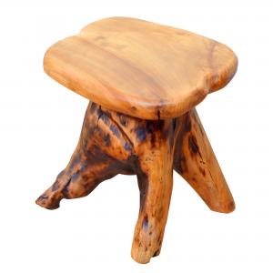 China Tree Like Root 0.135m3 Household Decorative Wood Stool Chinese Fir on sale