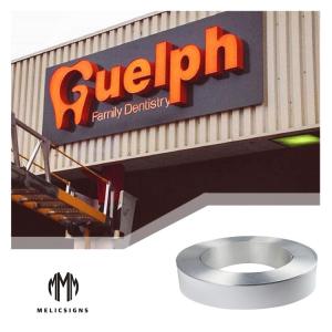 Wholesale Alphabet Letter 100m Anodized Aluminum Channel Letter Coil Aluminum Trim Cap from china suppliers