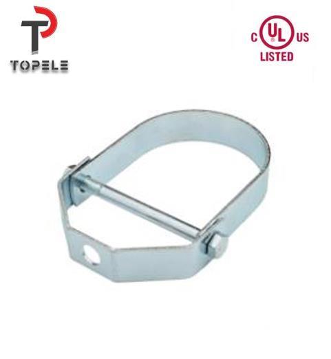 Quality 1/2"-8" UL Approved Stainless Steel Pipe Clamps Galvanized Clevis Hanger Clamp for sale