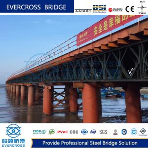 Wholesale Temporary Steel Trestle Bridge For Fast Cross-Sea Bridge Construction S355/ S460/Gr 55c/Gr350/Gr50/Gr65/GB355/460 from china suppliers