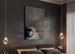 Large Crystal LED Chandelier Luxury K9 Diamond Crystal Hanging Light Living Room