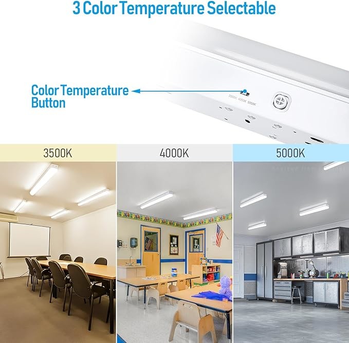 SMD2835 LED Linear Strip Light 10400LM For Schools Hospitals Supermarkets