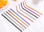 Colorful Kitchen Household Items Straight Reusable Drinking Straws Cleaner Brush