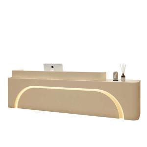 Wholesale Multifunctional Simple Modern Reception Desk for Customized in Luxury White Restaurant from china suppliers