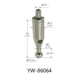 M6*1 Female Thread Nickel Surface Steel Cable Gripper Accessories YW86060