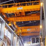 Metallurgy 100 Ton Steel Factory Crane 10.5m - 31.5m Span Heavy Duty Crane