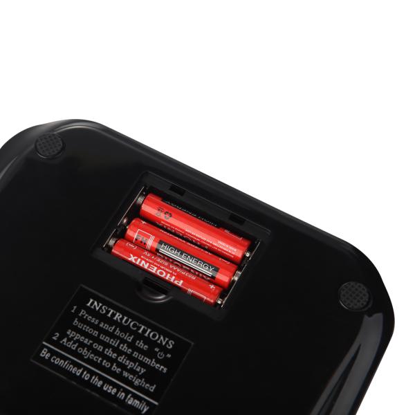 LCD Display Kitchen Digital Scale with 5kg/0.1g Capacity and Stainless Steel Material