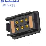 6Pin Greece Charger Connectors Magnetic spring loaded pin To Usb spring loaded