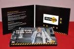 Built In Speaker Video Production Business Cards 2.8, 4.3" Flip book Video