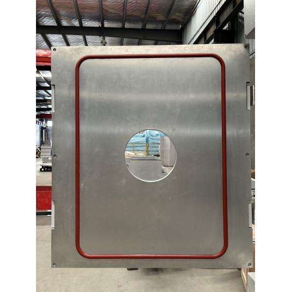 Side profile of HPF190-03N Vacuum Oven showing dimensions and construction