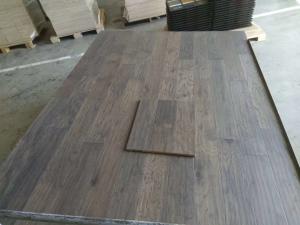 Wholesale American Hickory Engineered wood flooring with handscraped surface from china suppliers