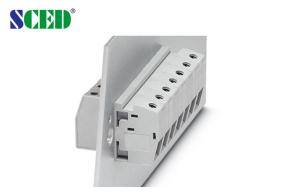 Wholesale Rail Through Panel Terminal Blocks Screwless Right Angle Wire Inlet from china suppliers