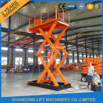 1T 5.5M Hydraulic Electric Home Scissor Lift Platform With CE