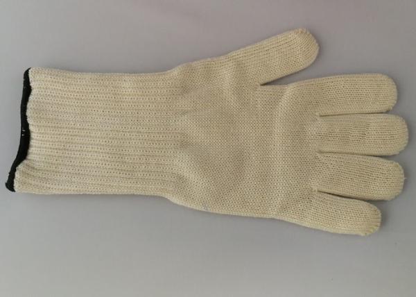 Industrial heat resistant oven gloves with fingers fire resistant Aramid Fiber