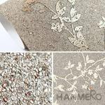 Natural Plant Fiber Particle Interior Wallpaper Hotel Office Decor