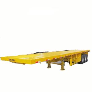Wholesale 3 Axle Skeleton Container Transport Truck Semi Trailer with Standard 28Ton Landing Gear from china suppliers