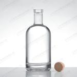 Acceptable Customer's Logo 750ml Champagne Wine Glass Bottle with Hot Stamping