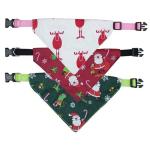 Weight 80g Dog Bandana Collar , Christmas Dog Collar Unique Adorable Design