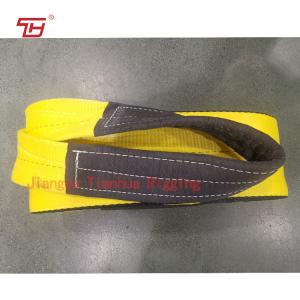 Wholesale 6&quot; x 6FT 2-Ply 1&quot; 2-Ply Twist Eye Polyester Lifting Sling with Black Polyester Wear Pad for eye reinforcement from china suppliers