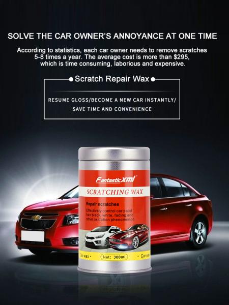 Quick Scratch Remover Long Lasting Car Wax Polish 300ML Anti UV