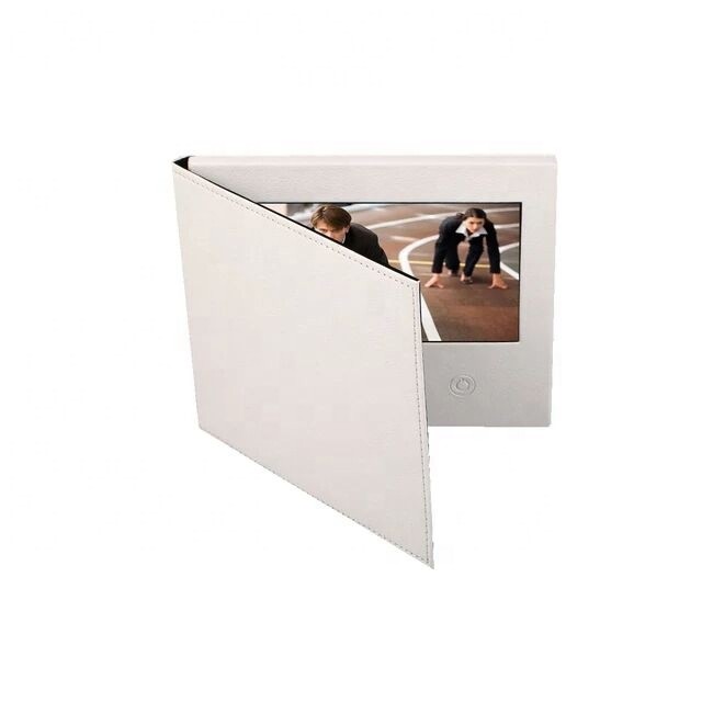 Custom CMYK print 7 inch video in print, LCD direct mailer video card for event invitation