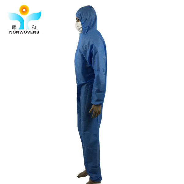 Polypropylene Disposable Protective Wear , OEM Non Woven Coverall Disposable