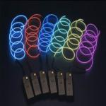 colorful flexible electroluminescent el wire with 1.4mm, 2.3mm,3.2mm,4.0mm,5.0mm