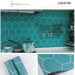 Modern Design Style Self-Adhesive Vinyl Wallpaper Sticker for Bathroom Wall
