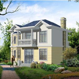 Wholesale Prefabricated Light Steel Villa House Resistance To Grade 12 Typhoons from china suppliers