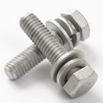 GB 9074.24 GB 9074.26 Grey Hex Head Bolts and Plain Washers Spring Washers