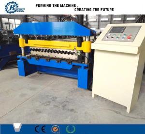 Wholesale Customized 0.3 - 0.8mm Corrugated Steel Forming Machine With 5.5kw Power from china suppliers