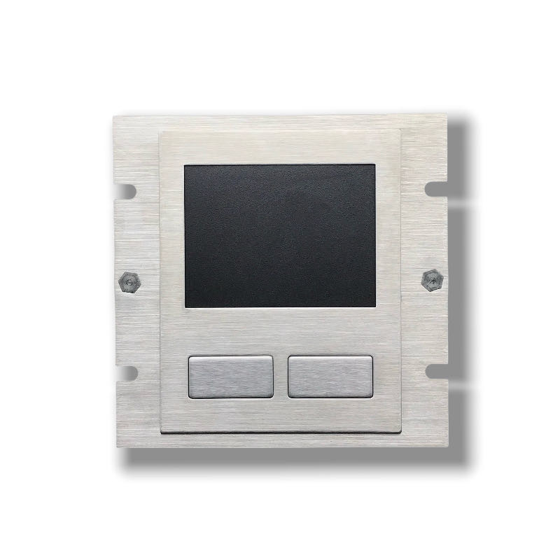 IP65/IK07 Waterproof/Dustproof Industrial Stainless steel TouchPad Rear Panel Mouned USB interface